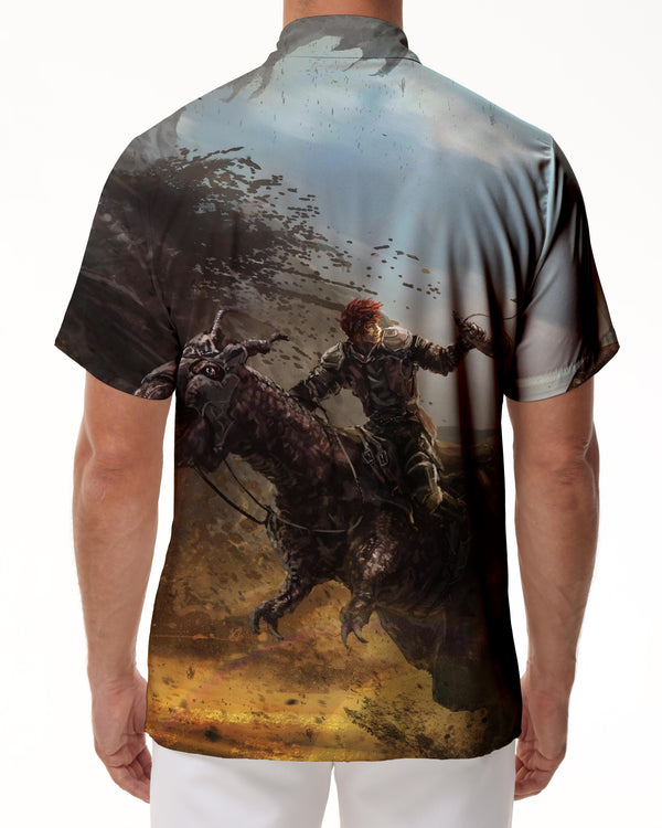 
Men's Casual Button Shirt 3D Animal Full Print Short Sleeve Fashion Colorful Lapel Hip Hop Summer Vacation Shirt
                