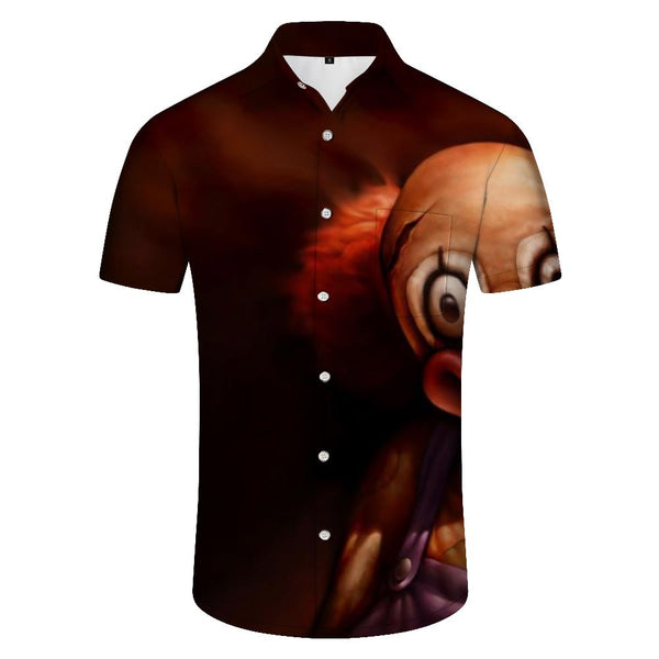 
Fun Ragdoll Men's Casual Fashion Style Hawaiian Tropical Rainforest Fashion Breathable Short Sleeve Shirt Brown
                