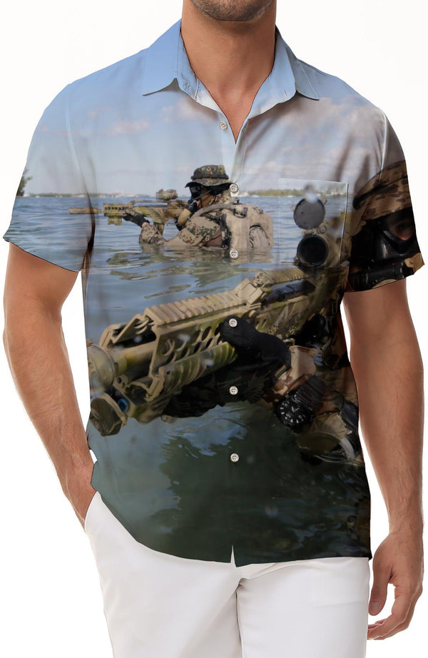 shirts Hawaiian shirts men's loose short sleeve shirts with pockets beach shirts casual shirts Hawaiian shirts lapel shirts business shirts tops stylish breathable