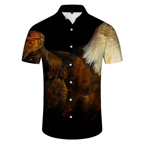 
Black Abstract Personalized Men's Casual Four Seasons Tropical Hawaiian Shirt Men's Casual Short Sleeve Seaside
                
