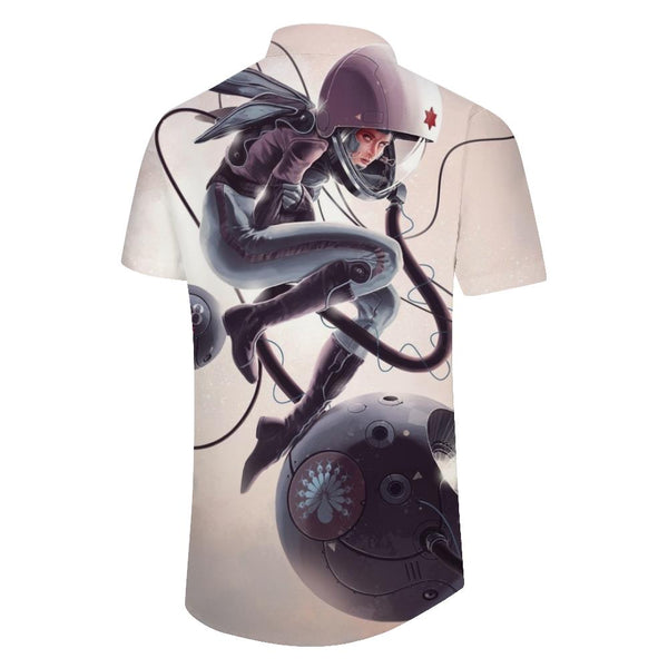 
Abstract cartoon pattern print men's casual outdoor fishing shirt lapel short sleeve shirt regular style Hawaiian shirt tropical vacation
                