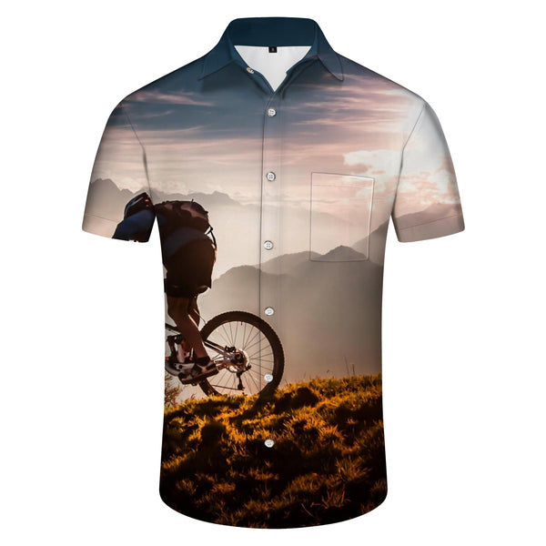 
Daily Street Cycling Casual Shirt Men Digital Printing Sports Hobby Hawaii Outdoor Fishing Button Short Sleeve
                