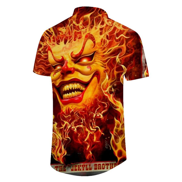 
Sexy Crazy Clown 3D Printed Shirt Men's Short Sleeve Horror Movie Style Casual Summer Tops
                