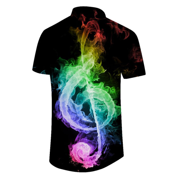 
Button Down Shirt Musical Symbols 3D Print Mens Everyday Vacation Short Sleeve Printed Clothing Casual Beach Hawaiian Outfit
                