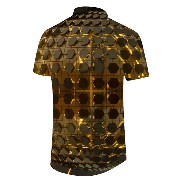 
Fashion Optical Illusion Casual Men's Short Sleeve 3D Graphic Shirt Hip Hop Streetwear Printed Summer Tops Geometric
                