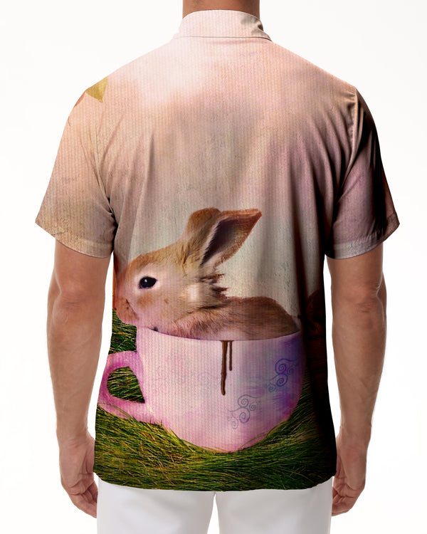 
Men's casual loose holiday party Easter tropical Hawaiian fashion regular style seaside beach short sleeves
                