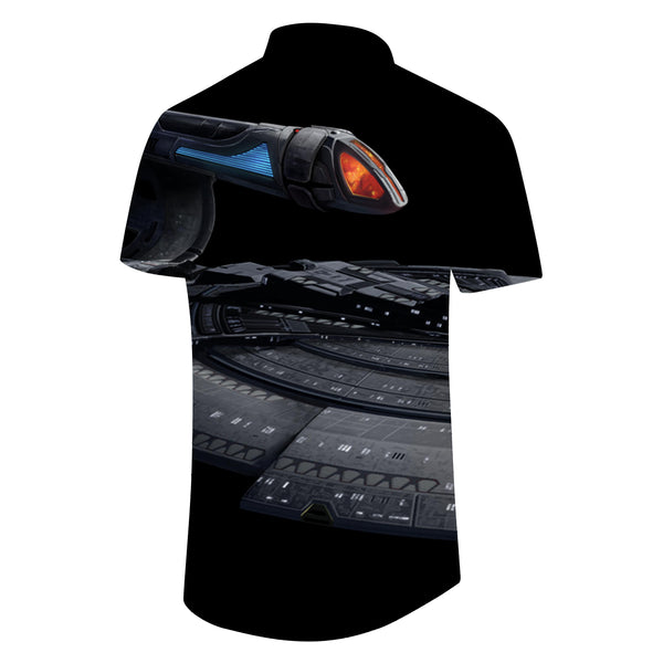 
Alien Mens Star Trek Enterprise Spaceship Short Sleeve Shirt Short Sleeve Fashion Regular Fit
                