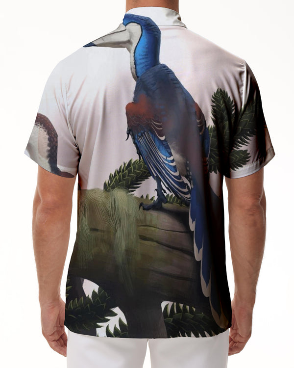 
Wild Ancient Bird Dinosaur Men's 3D Printed Lapel Streetwear Retro Style Comfortable Fashion
                