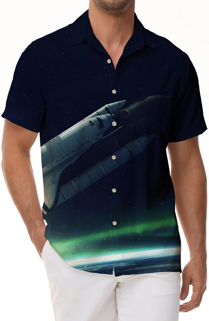 Floral Hawaiian Mens Shirt Casual Short Sleeve Printed Button Down Summer Beach Shirt Summer Beach