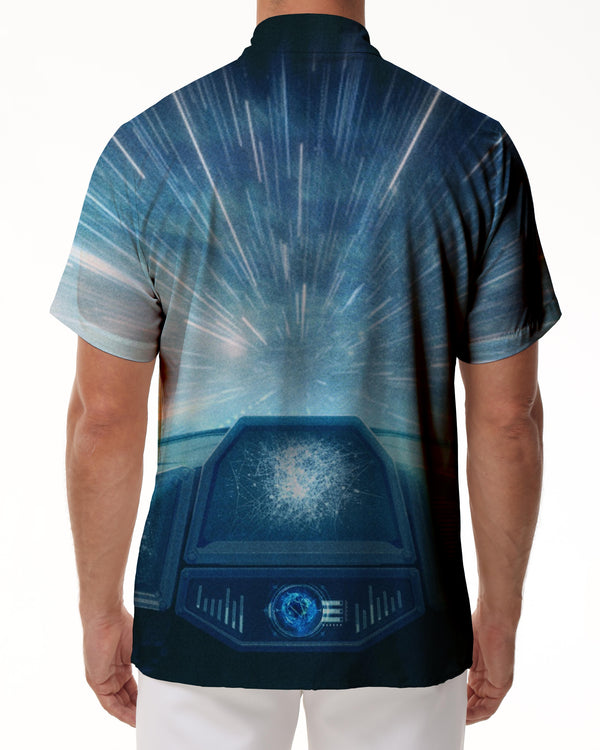 
Bullet Meteor Shower Print Men's Shirt Casual Short Sleeve Casual Natural Galaxy Surreal Fantasy Shirt Suitable for Daily Fishing Work
                