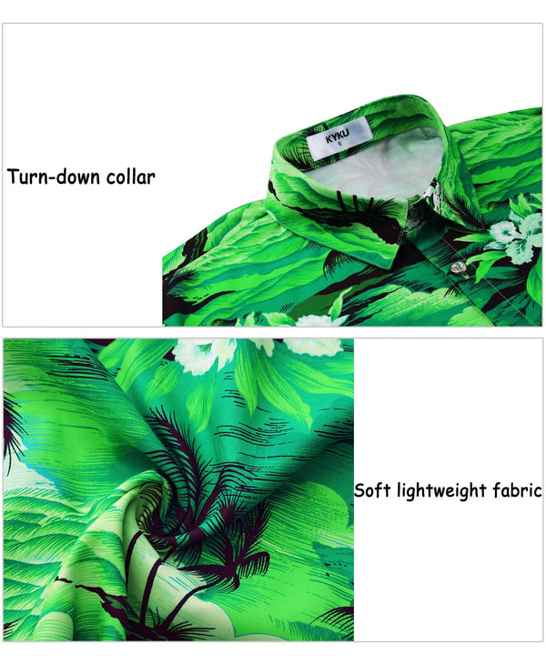 
Hawaiian Shit for Men Beach Summer Mens Buton Down Short Sleeve Shit Tropical Vacation Casual Clothes
                