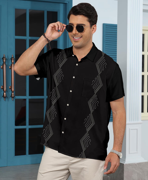 
Hawaiian Shit for Men Beach Summer Mens Buton Down Short Sleeve Shit Tropical Vacation Casual Clothes
                
