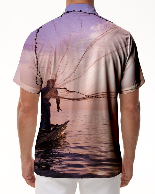 
Fishnet Mens Hawaiian Shirt Short Sleeve Summer Shirt Beach Classic Shirt Printed Casual Regular Fit
                