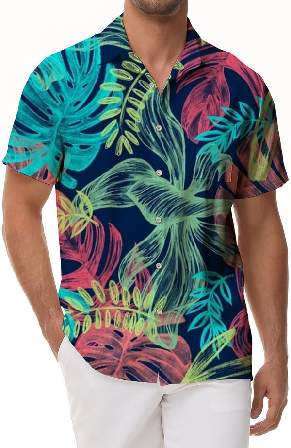 
Mens Hawaiian Shirt Short Sleeve Summer Print Regular Fit Shirt Mens Hawaiian Shirt Beach Shirt Tops Short Sleeve
                
