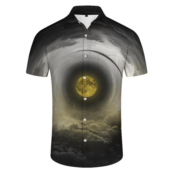 
Men's Fashion Shirt Casual Short Sleeve Spring Summer 3D Lapel Fashion Printed Tops Casual Shirt
                
