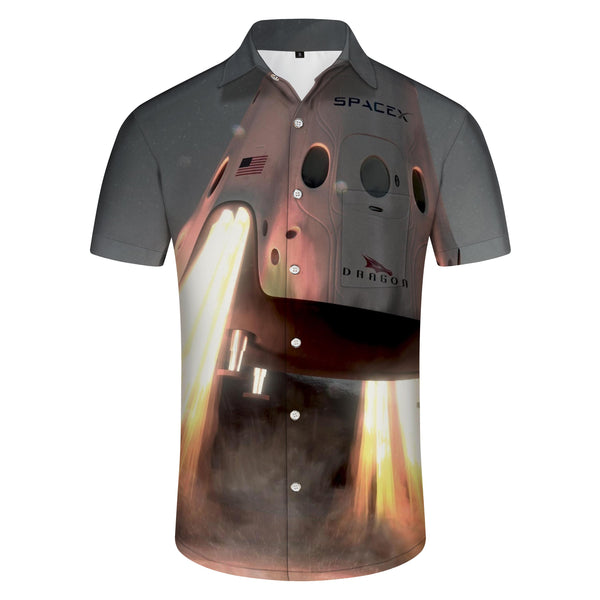 
Abstract American Space Rocket Planet Men's Shirt Short Sleeve Casual Button Beach Hawaiian Beach Vacation Trendy
                