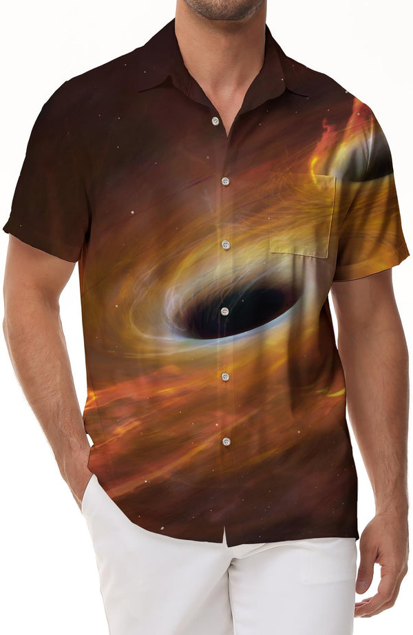 Loose Men's Clothes Summer Daily Short Tops Casual Loose Short Sleeve Shirt Summer Clothing