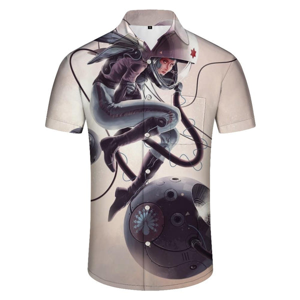 
Abstract cartoon pattern print men's casual outdoor fishing shirt lapel short sleeve shirt regular style Hawaiian shirt tropical vacation
                