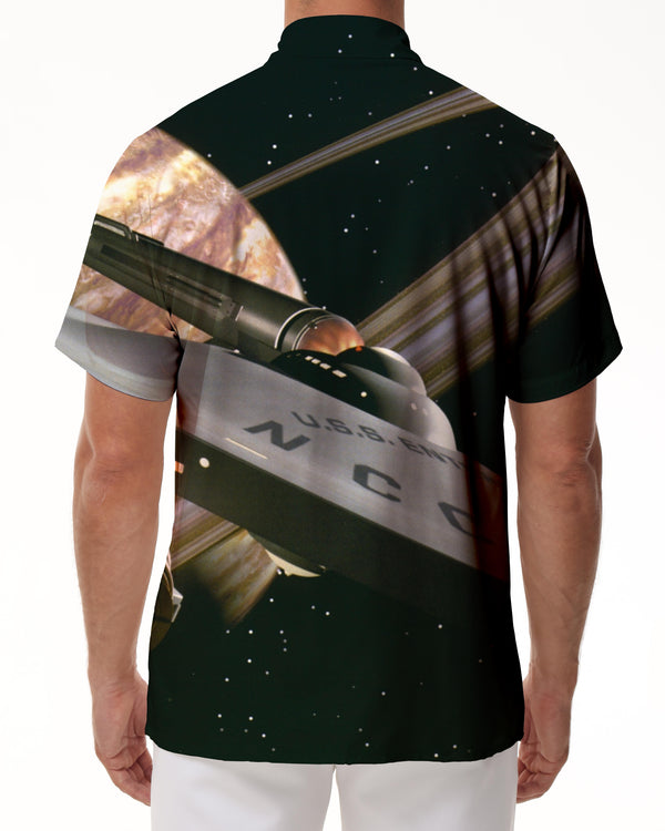 
Space Odyssey Spaceship Shirt Men's Summer Shirt Beach Shirt Pocket Collar Thin Fashion Casual Lightweight Soft Short Sleeve Comfortable
                