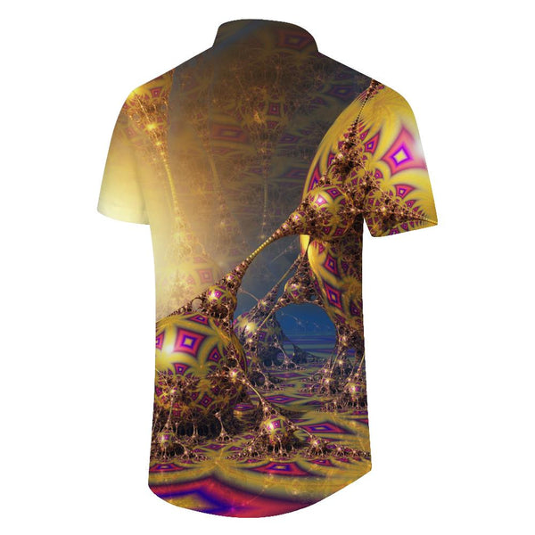 
Retro Gold Ball Hawaiian Shirt Casual Shirt Comfortable Fashion Men Button Short Sleeve Tops Men Vacation Clothing Ocean
                