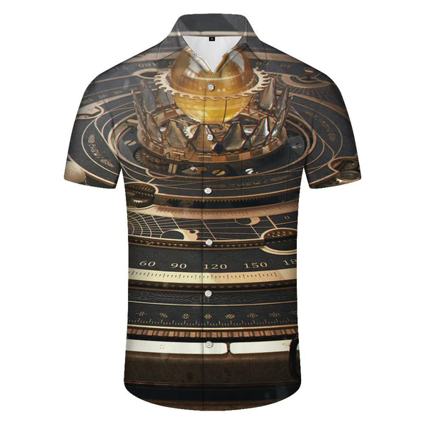 
Macau Casino Pattern 3D Printing Men's Street Daily Short Sleeve Button Fashion Shirt Casual Breathable Designer
                