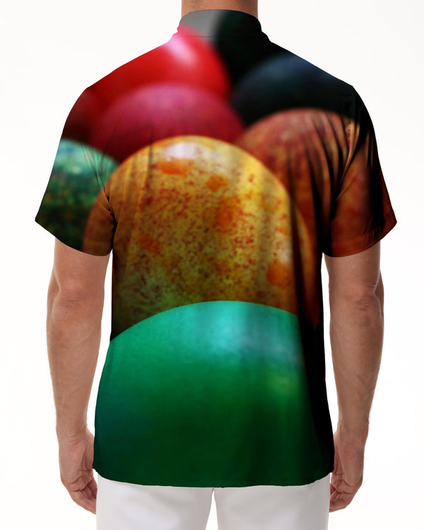 
Hawaiian Tropical Fun Cool Fashion Easter Egg Men's Tropical Short Sleeve Button Beach Shirt
                