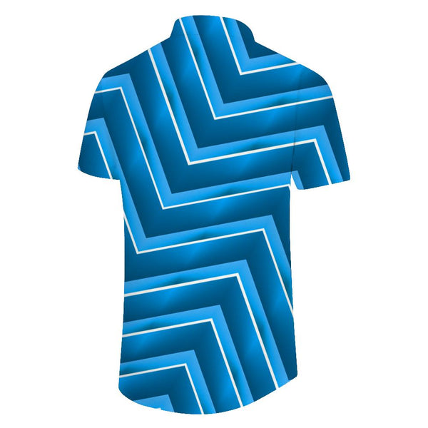 
Men's short sleeve summer gradient button down shirts casual loose beach shirts holiday Hawaiian shirts outdoor
                