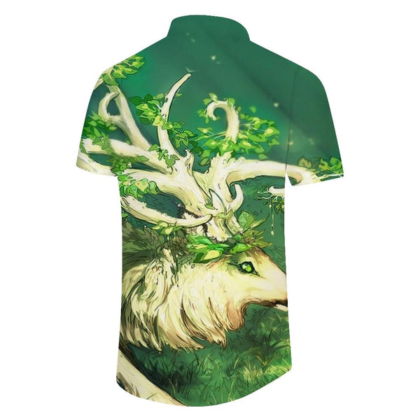 
Cool giraffe from nature men's casual style short sleeve button-down summer short sleeve suitable for daily travel vacation beach
                