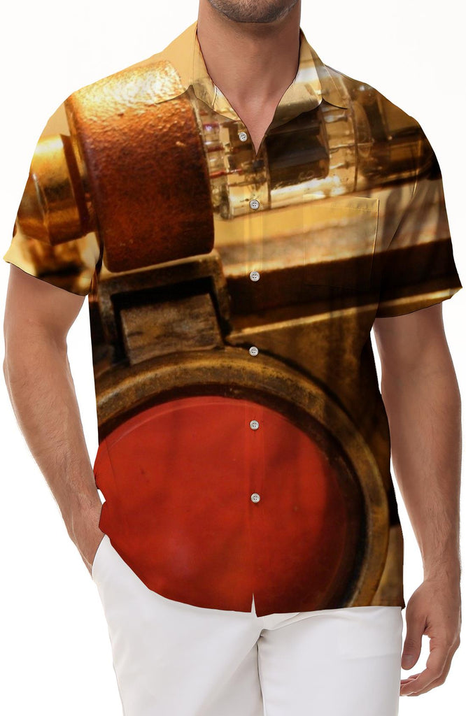 3d printed pattern men's shirt button down formal shirt summer casual short sleeve tops suitable for beach office travel