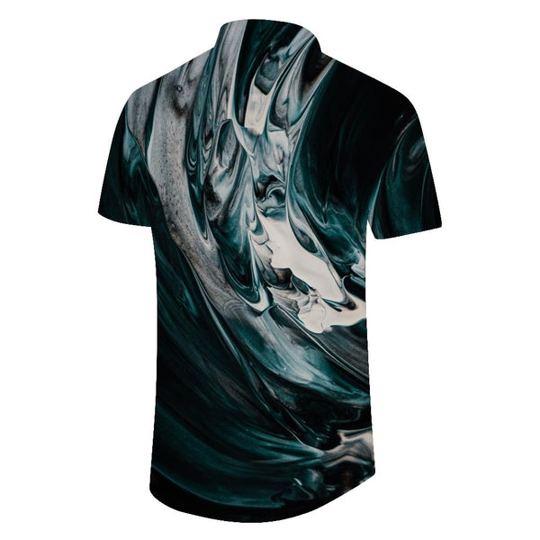 
Painting oil painting men's casual shirts printing Hawaiian shirts men's lapel vintage street shirts camping
                