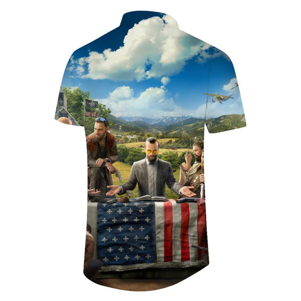 
Tropical jungle 3d print Hawaiian shirts men street short sleeve tops harajuku lapel button down loose shirts summer fun
                