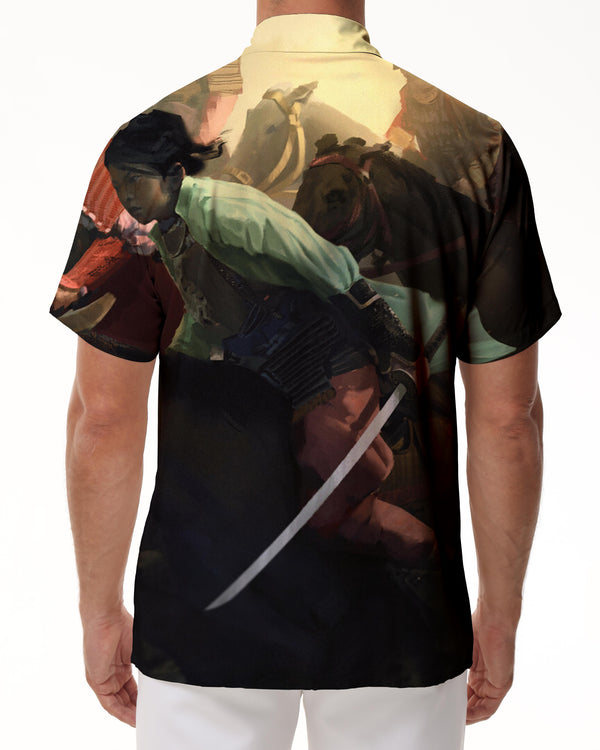 
Tibetan Warrior Mens Short Sleeve Shirt 3D Printing Casual Everyday Tops Summer Fashion Clothing Hawaii
                
