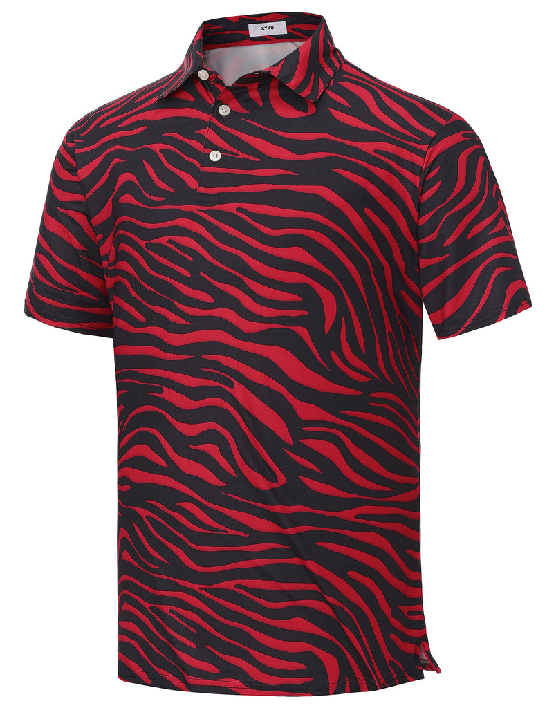 Men’s Micro Pattern Polo Shirt – Comfortable Fit, Durable Fabric