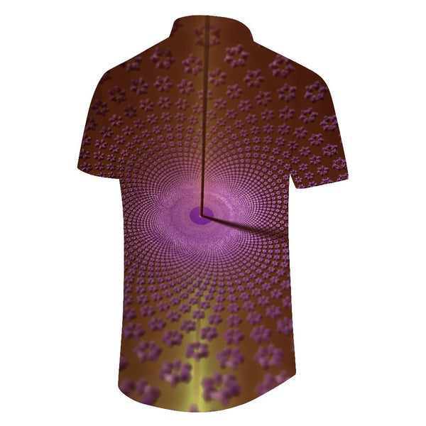 
Brown pattern Hawaii beach seaside vacation travel men's 3D fashion print pattern
                