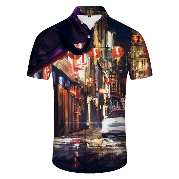 
Mens 3d skull Hawaiian shirts casual shirts men streetwear beach short sleeve shirts men fashion tops
                