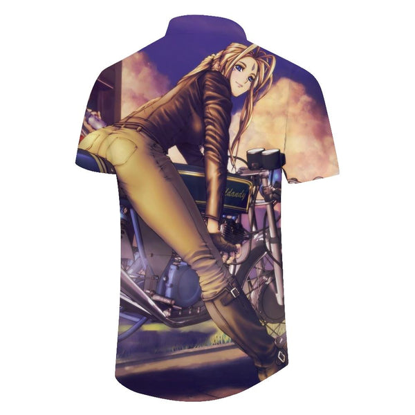 
Hawaiian Clothing Loose Breathable Button Shirt Men's Retro Short Sleeve Shirt Short Sleeve Shirt Tops Casual
                