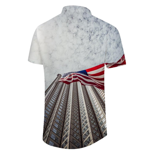 
Washington Street Cool Men's Casual Short Sleeve Shirt Hawaiian Resort Fashion Shirt Short Sleeve
                