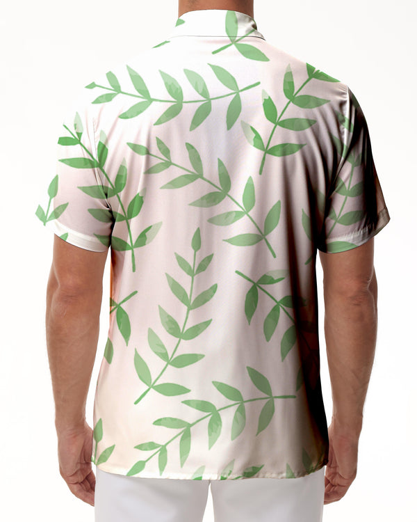 
New Beach Grass Men's Shirt 3d Printed Hawaiian Short Sleeve Shirt Men's Summer Casual Shirt Loose Short Sleeve Tops
                