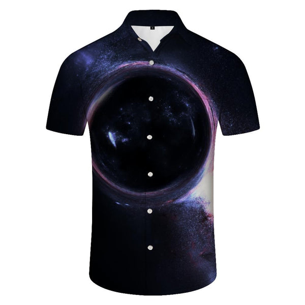 
Astrology Astronomy Men's Short Sleeve Button Shirt Regular Fit Casual Printed Shirt Comfortable
                
