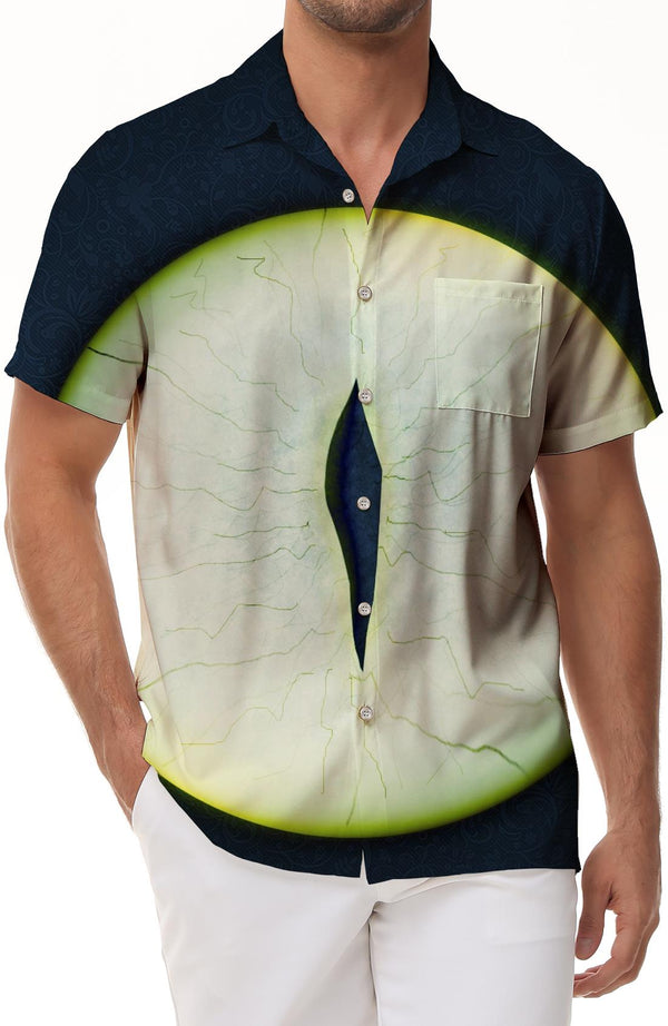 Loose Fit Beach Vacation Fashion Casual Shirt Summer Men's Short Sleeve Hawaiian Shirt