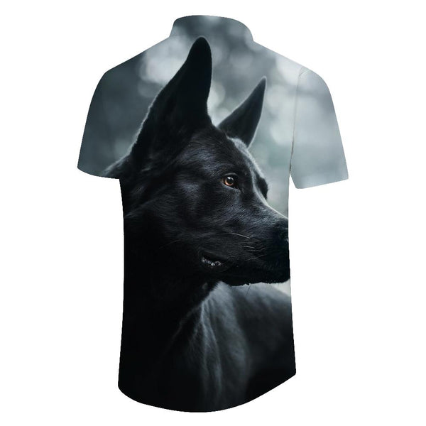 
Mens Black German Shepherd Shirt Short Sleeve Button Down Hawaiian Shirt Casual Work Shirt Short Sleeve
                