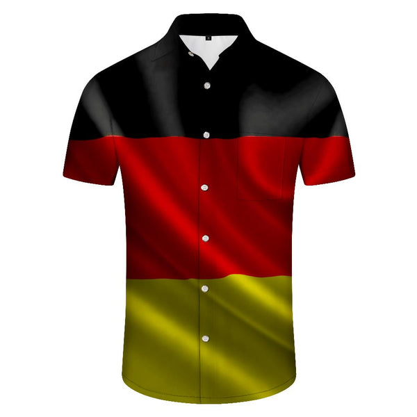 
Four Seasons Fashion Short Sleeve Beach Vacation Shirt Men's Tropical Shirt Short Sleeve Hawaiian Style New Pattern Button Casual Sand Summer
                