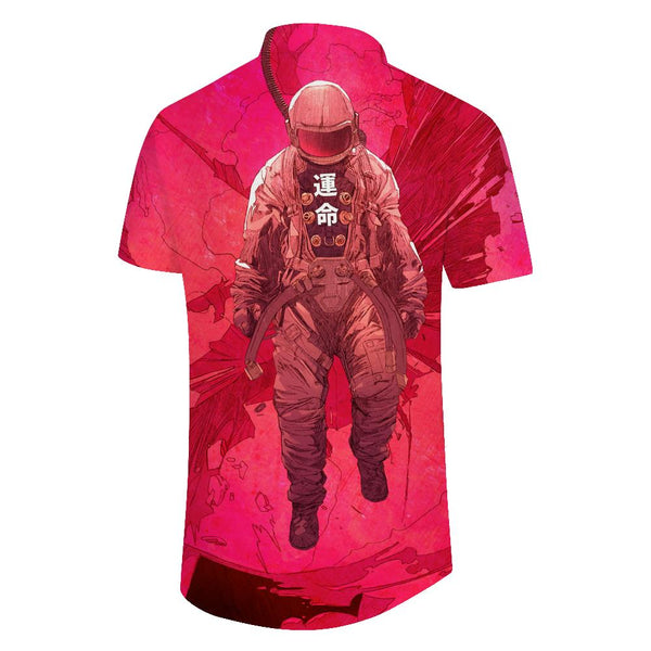 
Air Cool Waitao Men's Galaxy Men's Polyester Shirt Men's Short Sleeve Shirt Button Casual Shirt Loose Tops Vacation
                