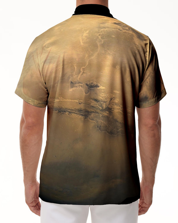 
Outer Space Saturn Fashion Comfortable Breathable Casual Men's Short Sleeve Button Shirt Tropical Four Seasons Leisure Summer Shirt Beach Short Sleeve
                