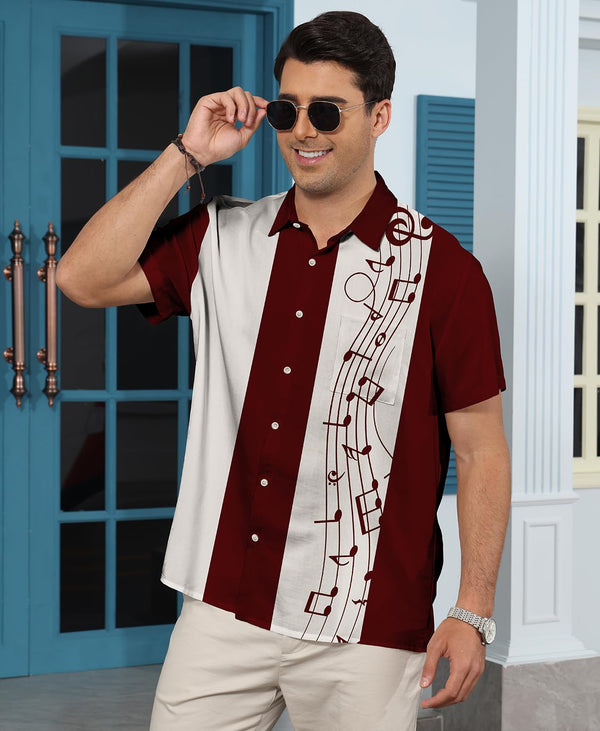 
Hawaiian Shit for Men Beach Summer Mens Buton Down Short Sleeve Shit Tropical Vacation Casual Clothes
                