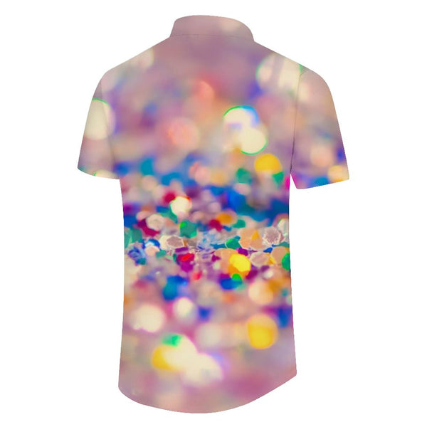 
Colorful Purple Cosmos Flowers Mens Hawaiian Shirt Short Sleeve Casual Shirt Beach Summer Party
                