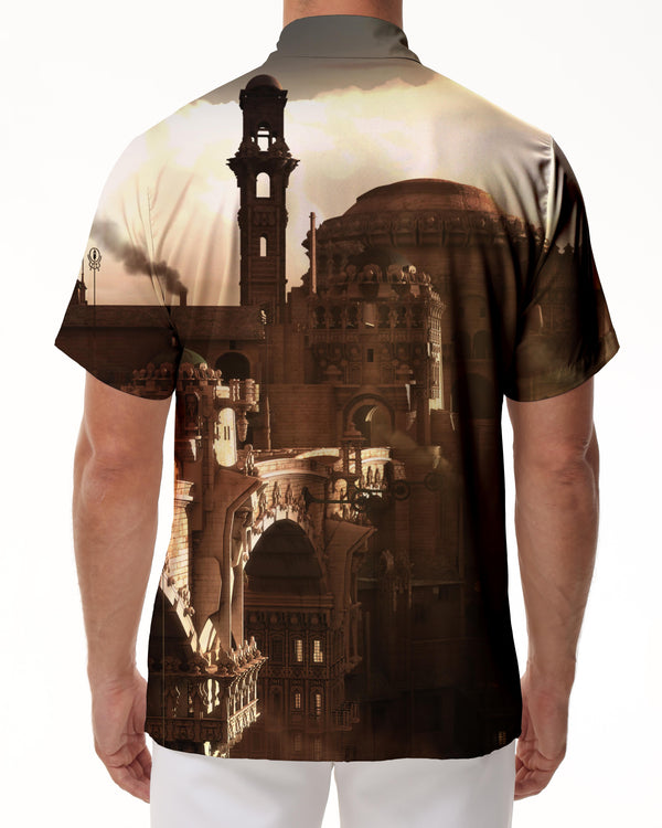 
Desert Retro Style Fashionable Breathable Men's Short Sleeve Button Down Hawaiian Pocket Lapel Short Sleeve Shirt Button Down
                