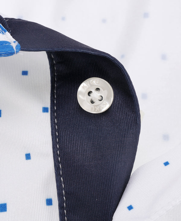 
Men’s Micro Pattern Polo – Soft Touch, Durable and Comfortable Fit
                