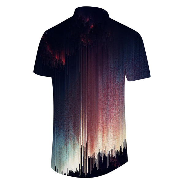 
Summer floral casual short sleeve men's Hawaiian shirt button beach shirt regular clothing
                