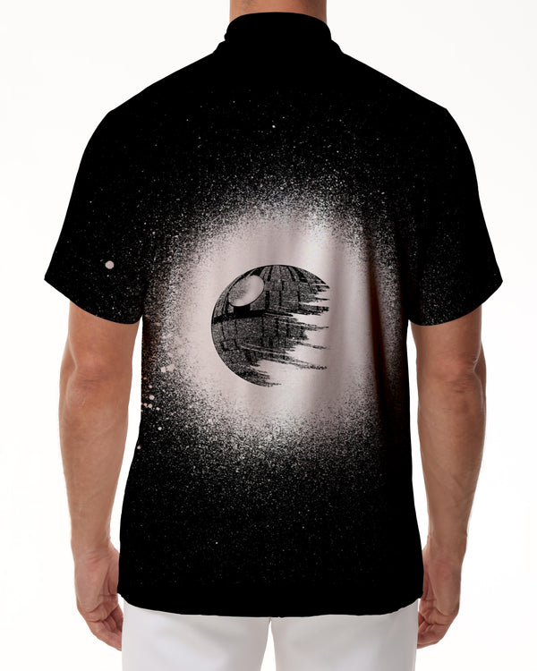 
3d digital printing pattern summer men's casual loose style Hawaiian button-down lapel pocket short sleeve shirt fashion
                